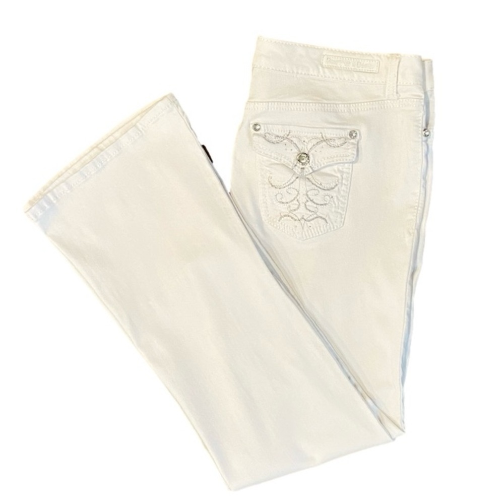Rhythm In Blues White Jeans - Size 14Reg